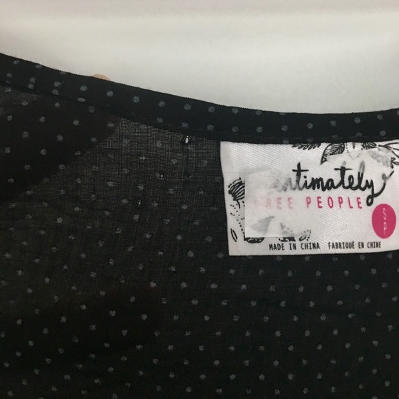 NWOT Free People Lace Trapeze Slip Black sz Small - Picture 7 of 7